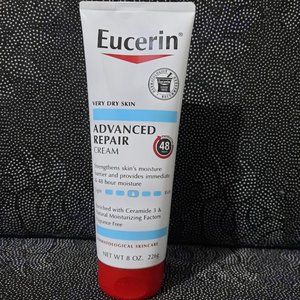 🟢 $ 5.00  Eucerin Very Dry Skin Advanced Repair Cream, Fragrance-Free 8…